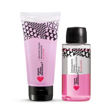 QUEM DISSE, BERENICE? KIT MINI SABONETE DEMAQUILANTE 30ML + MINI DEMAQUILANTE BIFáSICO 30ML