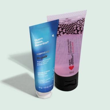 QUEM DISSE, BERENICE? KIT MINI SABONETE DEMAQUILANTE 30ML + CREME DE MãOS REPAIR 30G