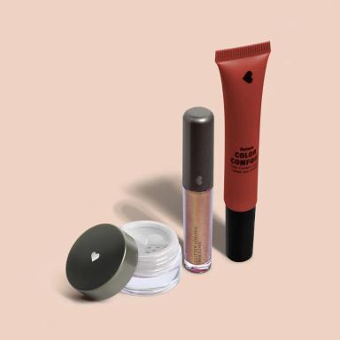 QUEM DISSE, BERENICE? KIT GLITTER SOLTO BRANCOLITTER 1G + GLITTER LíQUIDO DOURATIX 4ML + BATOM COLOR COMFORT TERRACOTA 12ML