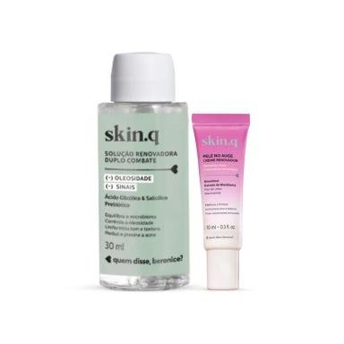 QUEM DISSE, BERENICE? KIT CREME RENOVADOR 10 ML + SOLUçãO RENOVADORA 30ML