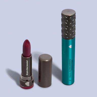COMBO MAKE BáSICA: BATOM HIDRATANTE VINHIS + MáSCARA DE CíLIOS ALONGAMENTO RESISTENTE à ÁGUA
