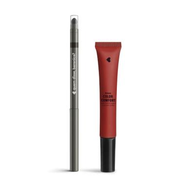 COMBO LáPIS ESFUMADOR PRETô + BATOM COLOR COMFORT TERRACOTALê