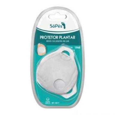 PROTETOR PLANTAR GEL SO PES PAR TAM.UNICO COD. 8017