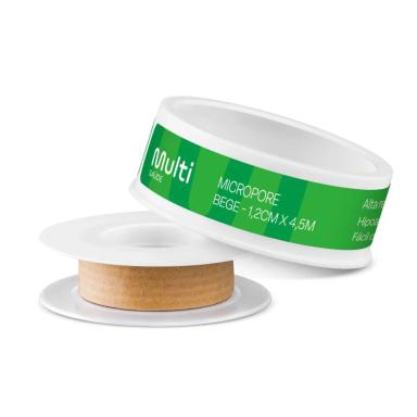 MICROPORE 1,2 X 4,5 CM BEGE MULTI SAúDE - HC317 HC317