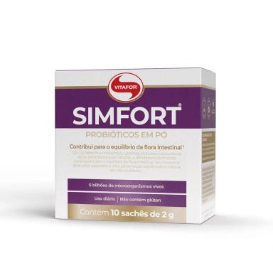 PROBIóTICO SIMFORT CAIXA 10 SACHES 2G NEUTRO VITAFOR