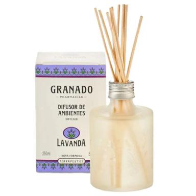 DIFUSOR DE AMBIENTES TERRAPEUTICS LAVANDA 250ML - GRANADO &amp;amp;#039
