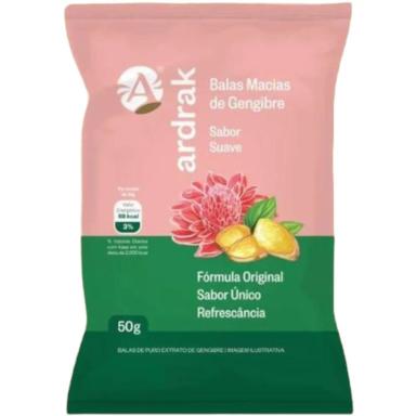 BALAS GENGIBRE SUAVE GENGVIDA 50G ARDRAK