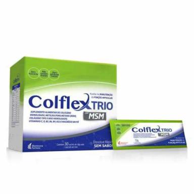 COLáGENO HIDROLISADO COLFLEX TRIO MSM (30 SACHêS) - MANTECORP