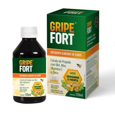 GRIPE FORT XAROPE 120ML GENGIBRE E MENTA - EUROFITO