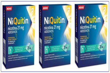 KIT 3 NIQUITIN 21MG (1ª ETAPA) 7 ADESIVOS - GSK