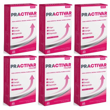 KIT 6 SUPLEMENTO PRACTIVAR MULHER 60 CáPSULAS – CANONNE
