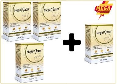 KIT COM 3 MEGA MATER COM 30CPS GEL + 30CPS - GENOM