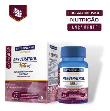 VITAMINA RESVERATROL 165MG 30 CáPSULAS – CATARINENSE