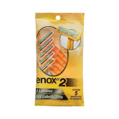 ENOX APARELHO 2 LâMINAS DESCARTáVEL C/5