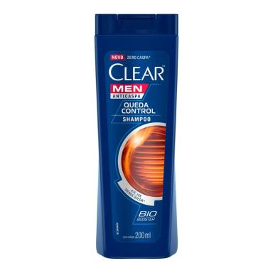SHAMPOO ANTICASPA CLEAR MEN QUEDA CONTROL 200ML