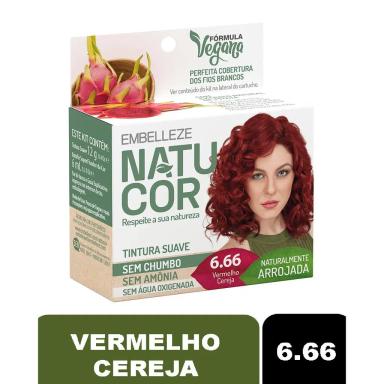 TINTURA NATUCOR COR:6.66 VERMELHO CEREJA