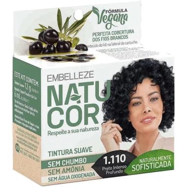 TINTURA NATUCOR COR:1.110 PRETO INTEN PROFUN