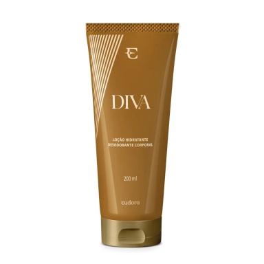 EUDORA DIVA LOçãO HIDRATANTE DESODORANTE CORPORAL 200ML