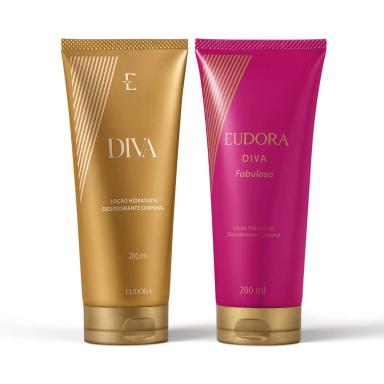 COMBO DIVA: LOçãO CORPORAL 200ML + LOçãO CORPORAL FABULOSA 200ML