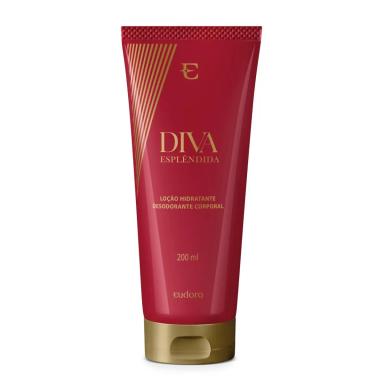 EUDORA DIVA ESPLêNDIDA LOçãO HIDRATANTE DESODORANTE 200ML