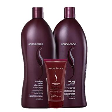 SENSCIENCE TRUE HUE VIOLET DUO 1L E INNER RESTORE INTENSIF MOISTURIZING 150ML
