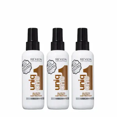 KIT REVLON PROFESSIONAL UNIQ ONE COCONUT - LEAVE-IN 150ML (3 UNIDADES)
