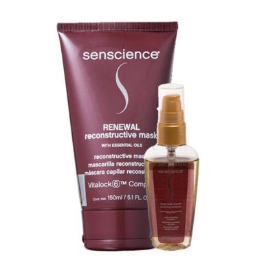 SENSCIENCE TRUE HUE COLOR PROTECTING 55ML E RENEWAL MASK 150ML