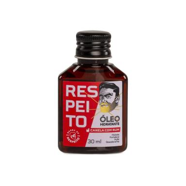 ÓLEO DE BARBA CANELA COM RUM BARBA DE RESPEITO 30ML