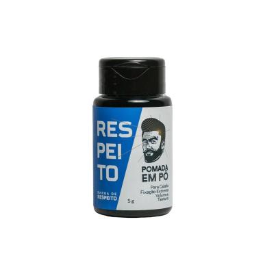 POMADA PARA CABELO EM Pó EFEITO MATTE BARBA DE RESPEITO 5G