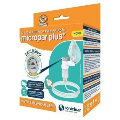 MICRONEBULIZADOR SONICLEAR MICROPAR ADULTO C/ PLUG ENCAIXE