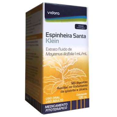 ESPINHEIRA SANTA  - MAYTENUS ILICIFOLIA 1MG/ML 120ML - VIDORA