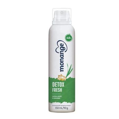 DESODORANTE MONANGE AEROSOL 150ML DETOX FRESH