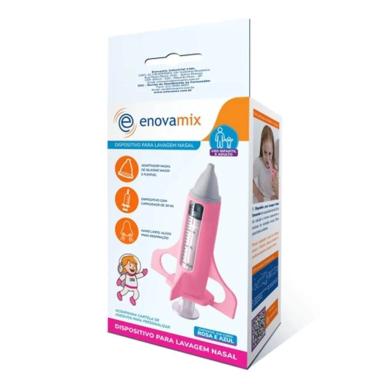 DISPOSITIVO PARA LAVAGEM NASAL ROSA ENOVAMIX 20ML