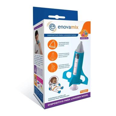 DISPOSITIVO PARA LAVAGEM NASAL AZUL ENOVAMIX 20ML