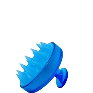 MARCO BONI ESCOVA MASSAGEADORA MASSAGEADOR CAPILAR DE SILICONE AZUL