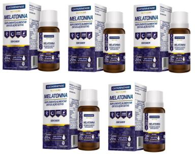 KIT 5UNI MELATONINA SEM SABOR 20ML - CATARINENSE