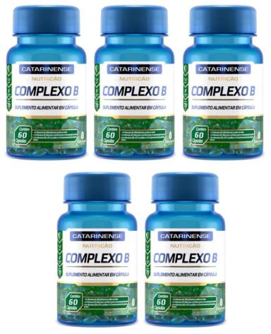 KIT 5UNI COMPLEXO B (5X 60 CáPS) - CATARINENSE