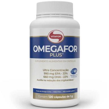 OMEGAFOR PLUS - 1G - 120 CáPSULAS - VITAFOR