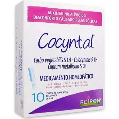 COCYNTAL CóLICA ALíVIO HOMEOPáTICO C/ 10 FLACONETES BOIRON
