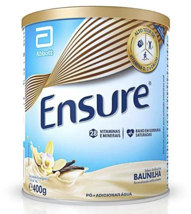 SUPLEMENTO NUTRICIONAL ENSURE BAUNILHA 400G ENSURE 400G