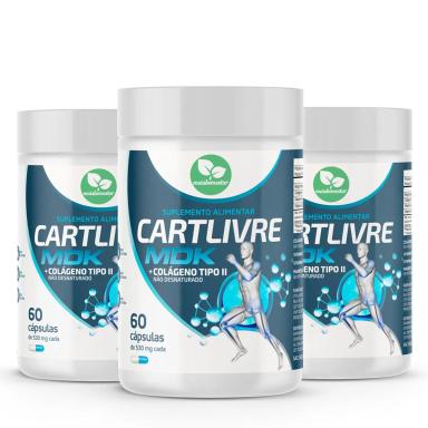 COLAGENO TIPO 2 MAGNESIO, VITAMINA D E VIT K = CARTLIVRE MDK 180CPS