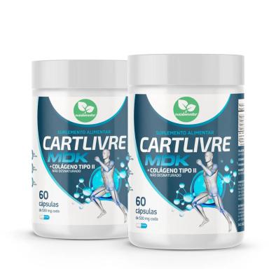 COLAGENO TIPO 2 MAGNESIO, VITAMINA D E VIT K = CARTLIVRE MDK 120CPS