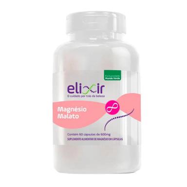 MAGNéSIO MALATO ELIXIR COM 60 CáPSULAS