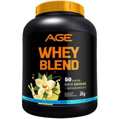 WHEY PROTEIN BLEND AGE - (2KG) - QUEIMA DE ESTOQUE Baunilha