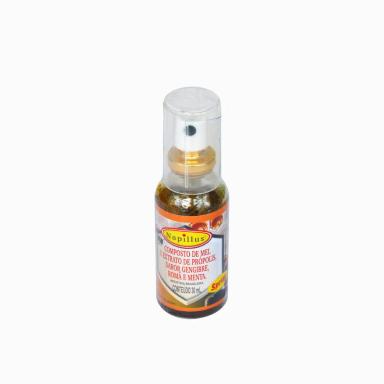 SPRAY DE MEL, ROMã, GENGIBRE, PRóPOLIS E MENTA NAPILLUS 30 ML