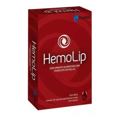 SUPLEMENTO ALIMENTAR HEMOLIP 30 CáPSULAS ZERO AçúCAR
