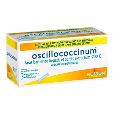 OSCILLOCOCCINUM 30 TUBOS COM 1G DE GLóBULOS BOIRON