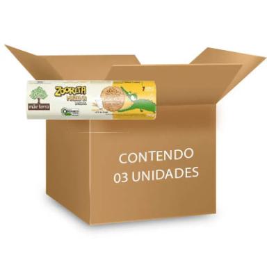 BISCOITO MAISENA ORGâNICO E INTEGRAL MãE TERRA CONTENDO 3 PACOTES DE 110G CADA