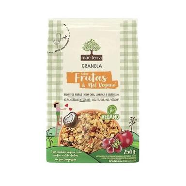 GRANOLA VEGANO FRUTAS E MEL MãE TERRA 250G