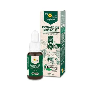 EXTRATO DE PROPóLIS VERDE ORGâNICO 16% APIS FLORA 30ML